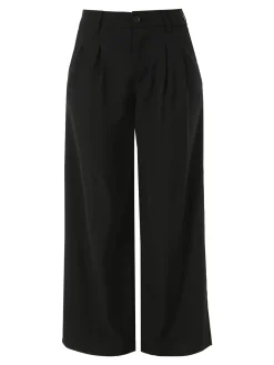 Solada Pantaloni donna a palazzo - nero