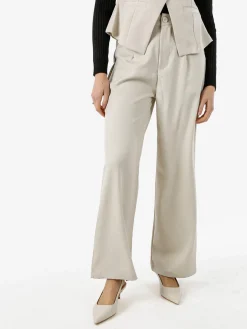 Solada Pantaloni donna a palazzo - beige