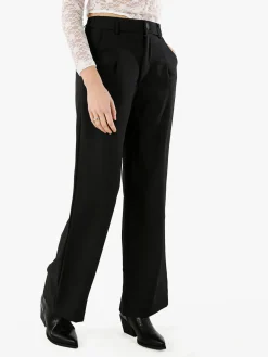 Solada Pantaloni donna a palazzo - nero