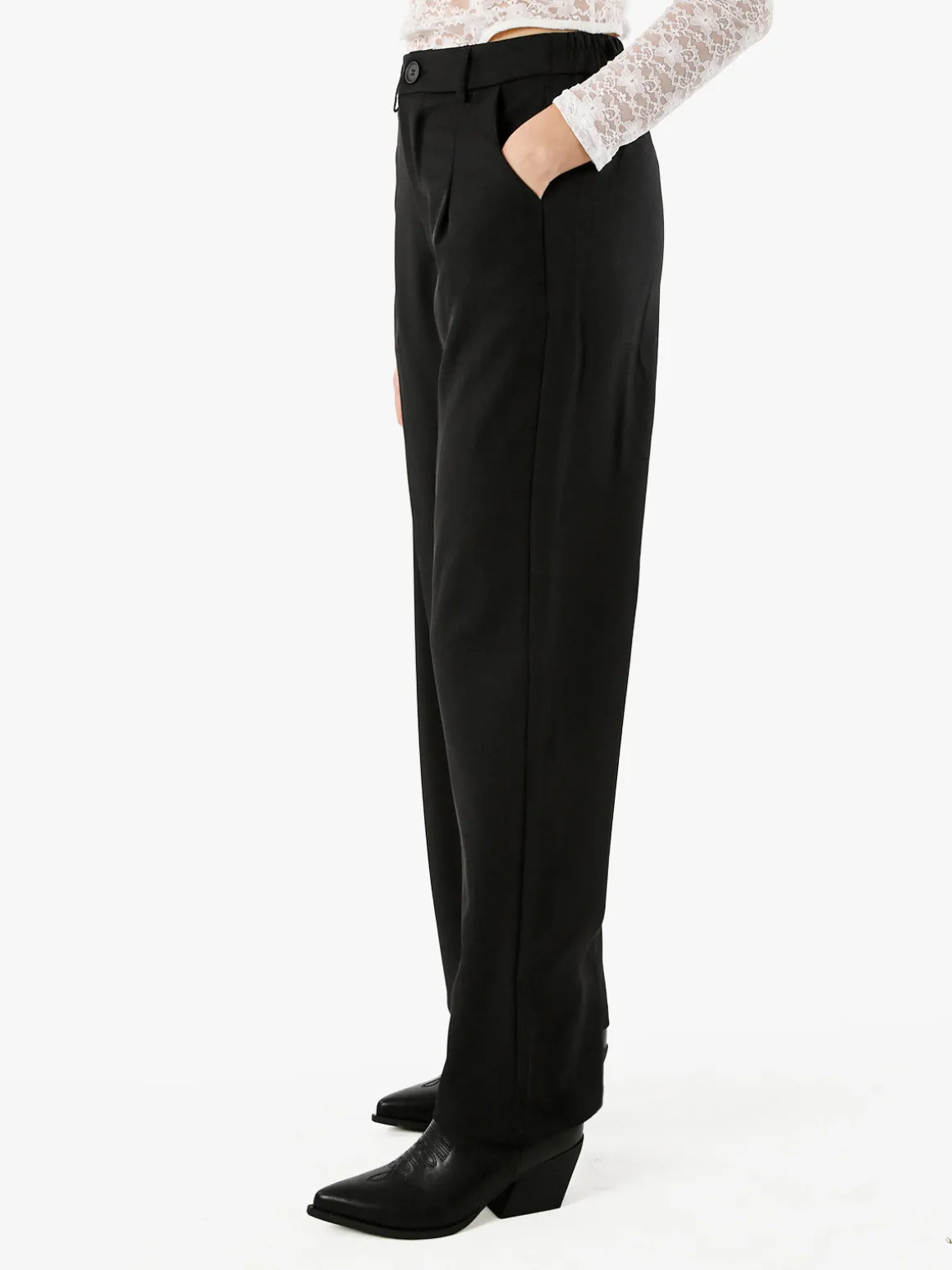 Solada Pantaloni donna a palazzo - nero