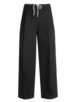 Solada Pantaloni donna a palazzo con coulisse