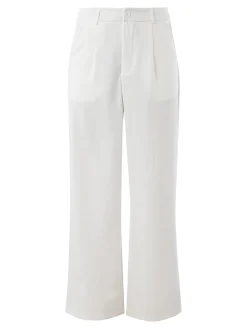 Solada Pantaloni donna a palazzo - bianco