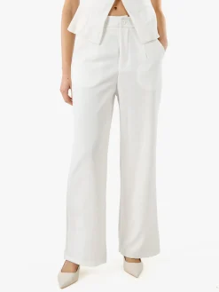 Solada Pantaloni donna a palazzo - bianco