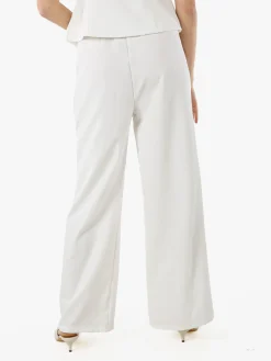 Solada Pantaloni donna a palazzo - bianco