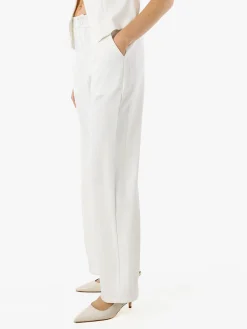 Solada Pantaloni donna a palazzo - bianco