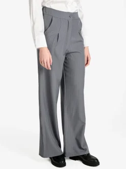 Solada Pantaloni donna a palazzo gessati