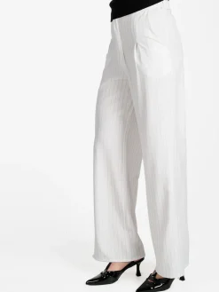 Solada Pantaloni donna a palazzo gessati
