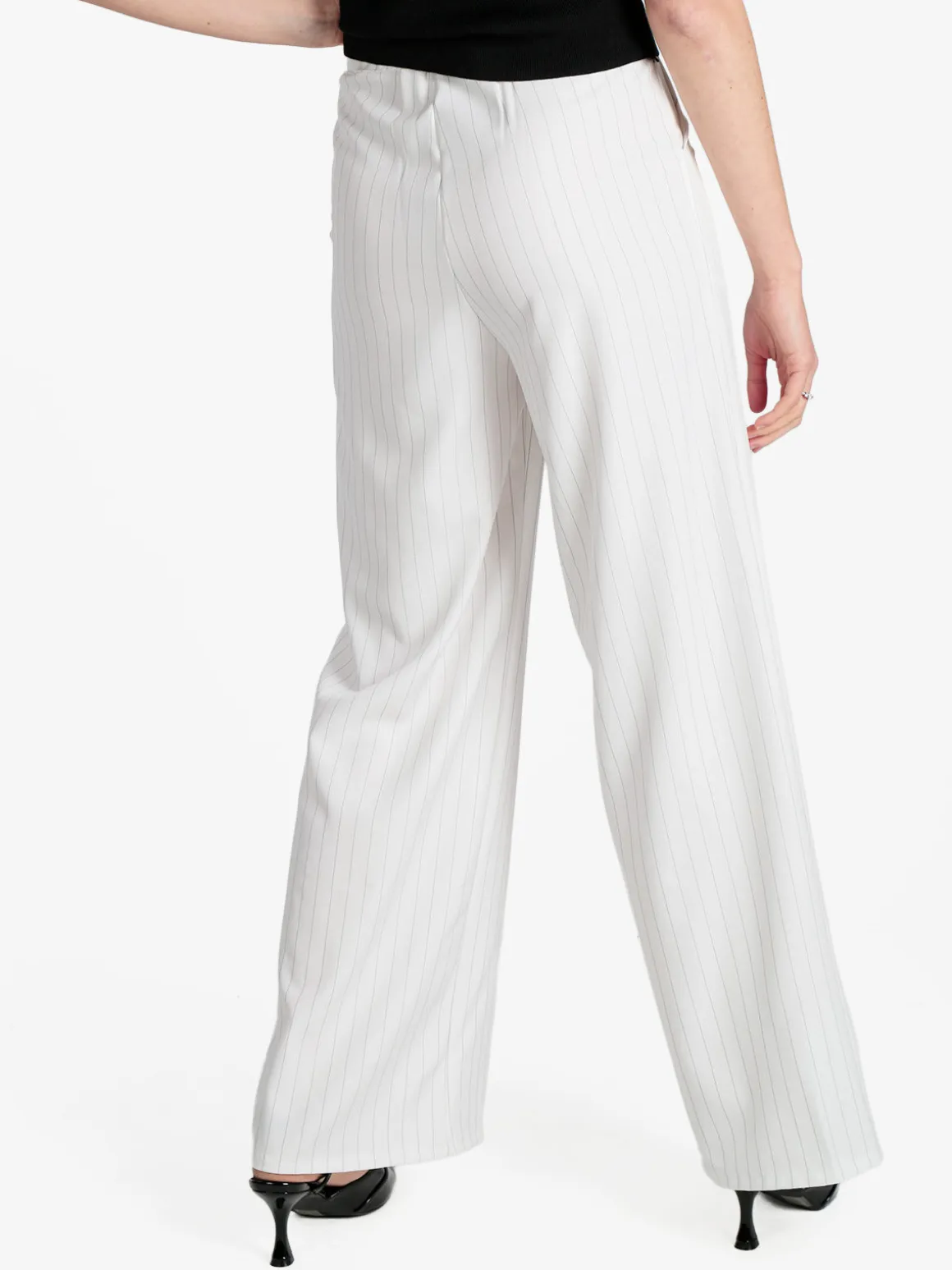 Solada Pantaloni donna a palazzo gessati