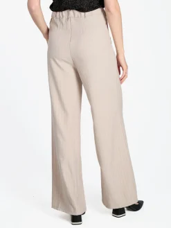 Solada Pantaloni donna a palazzo gessati