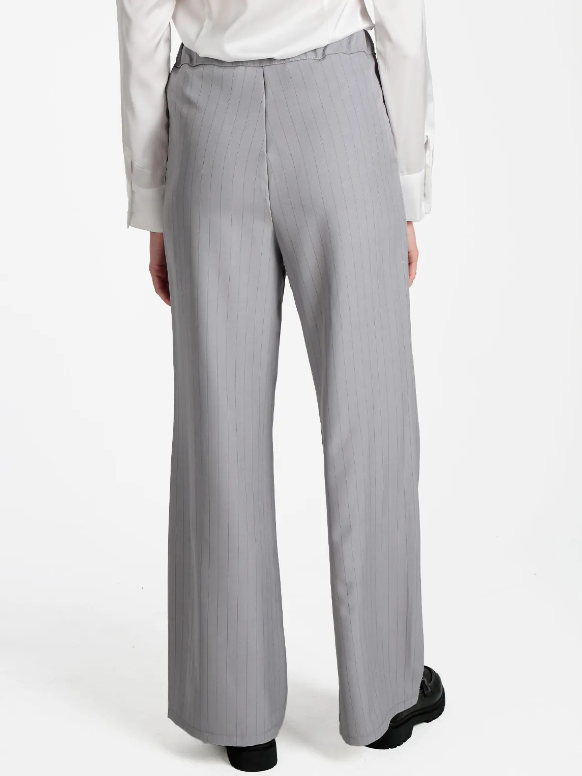 Solada Pantaloni donna a palazzo gessati