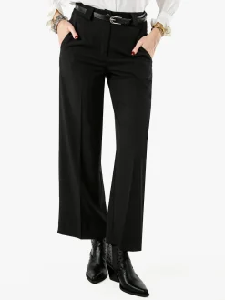 Solada Pantaloni donna a palazzo - nero