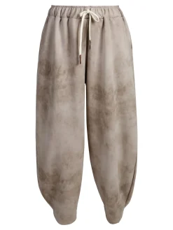 Solada Pantaloni donna a palloncino con coulisse - beige