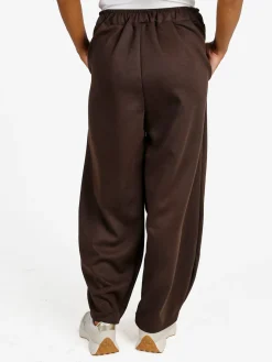 Solada Pantaloni donna a palloncino con coulisse - moro