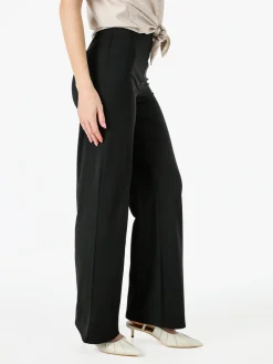 Solada Pantaloni donna a vita alta - nero