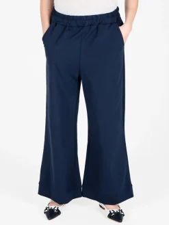 Solada Pantaloni donna a vita alta e gamba larga