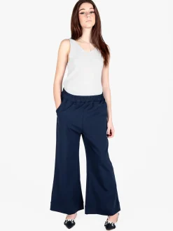 Solada Pantaloni donna a vita alta e gamba larga
