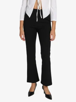 Solada Pantaloni donna a zampa - nero