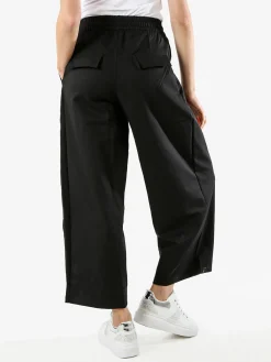 Solada Pantaloni donna barrell cropped - nero