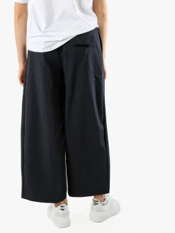 Solada Pantaloni donna barrell cropped - blu scuro