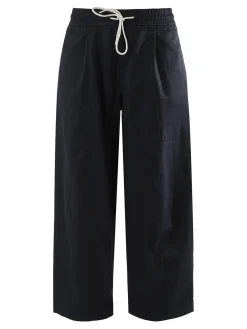 Solada Pantaloni donna barrell cropped - blu scuro