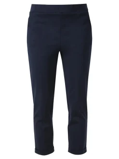 Solada Pantaloni donna casual con risvolto - blu scuro