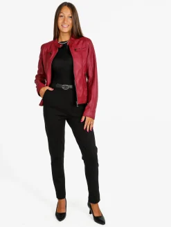 Solada Pantaloni donna casual a vita alta - nero