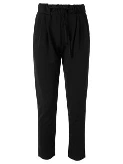Solada Pantaloni donna con coulisse - nero
