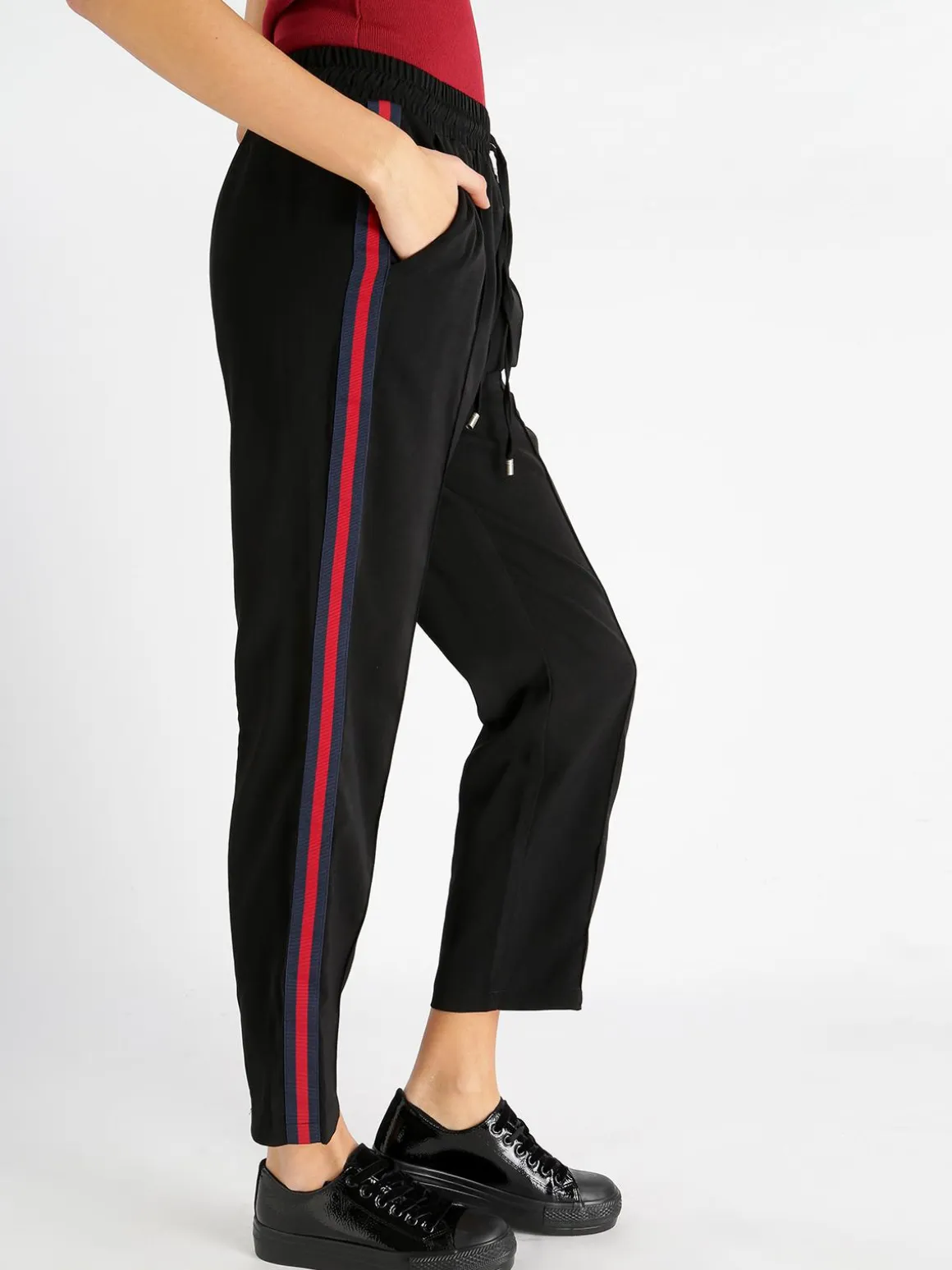 Solada Pantaloni donna con strisce laterali