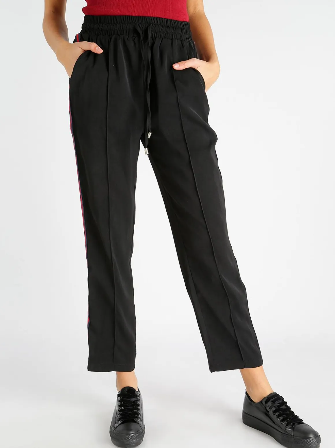 Solada Pantaloni donna con strisce laterali