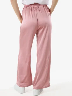 Solada Pantaloni donna effetto raso - rosa