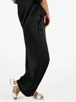 Solada Pantaloni donna effetto raso