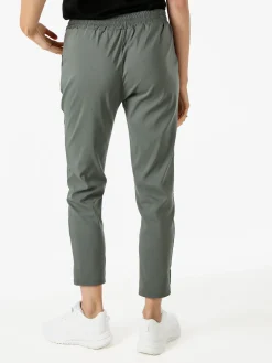 Solada Pantaloni donna elasticizzati con coulisse - verde