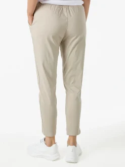 Solada Pantaloni donna elasticizzati con coulisse - beige