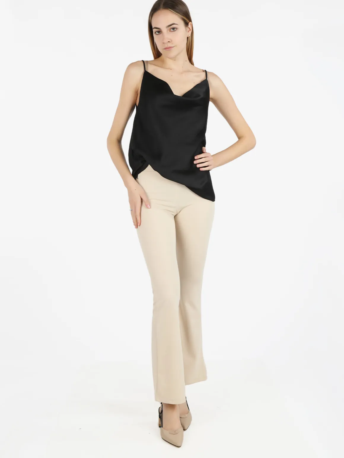 Solada Pantaloni donna eleganti a zampa