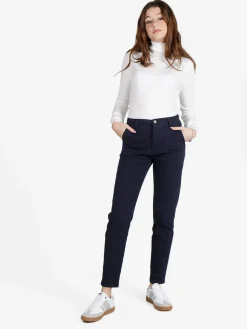 Solada Pantaloni donna in cotone a gamba dritta