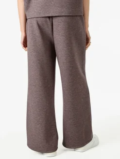 Solada Pantaloni donna in felpa a gamba larga - moro