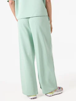 Solada Pantaloni donna in felpa a gamba larga - acqua marina
