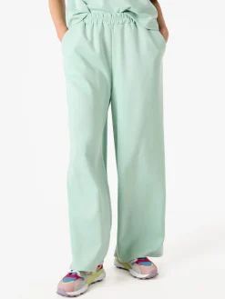 Solada Pantaloni donna in felpa a gamba larga - acqua marina