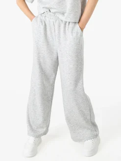 Solada Pantaloni donna in felpa a gamba larga - grigio