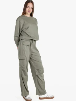 Solada Pantaloni donna in felpa con tasconi