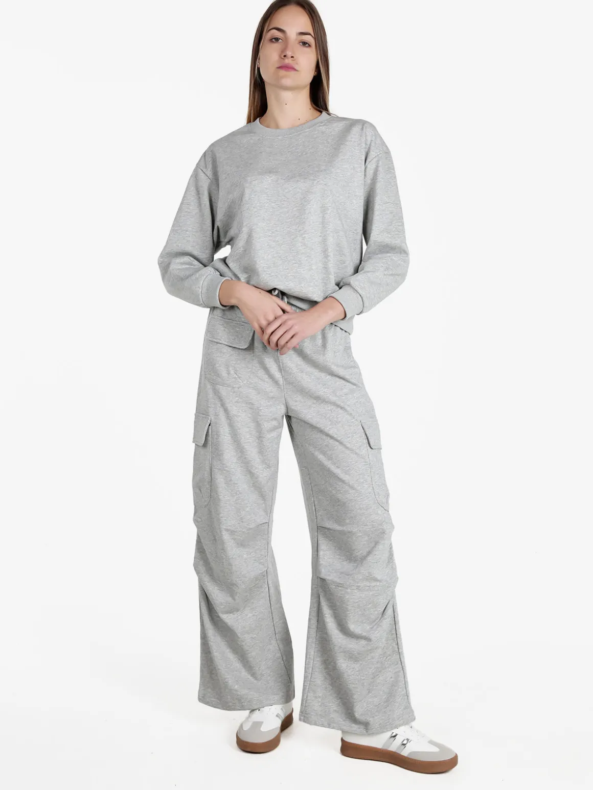 Solada Pantaloni donna in felpa con tasconi