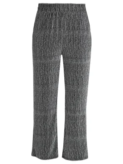 Solada Pantaloni donna in lurex con piccole borchie