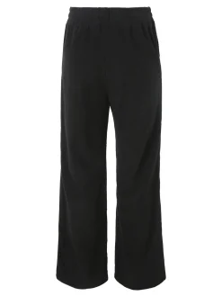 Solada Pantaloni donna in velluto a coste con coulisse - nero