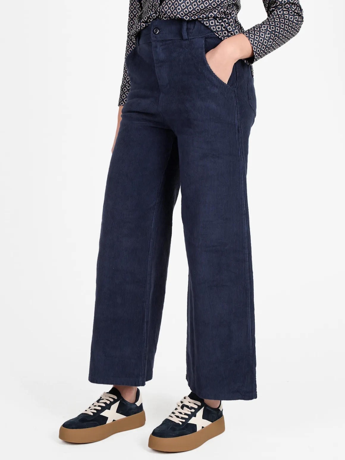 Solada Pantaloni donna in velluto a coste
