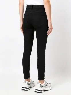 Solada Pantaloni donna jeans skinny taglie grandi - nero