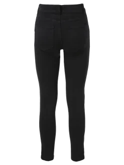 Solada Pantaloni donna jeans skinny taglie grandi - nero