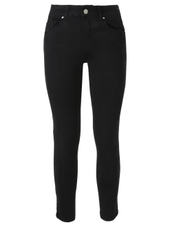 Solada Pantaloni donna jeans skinny taglie grandi - nero