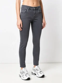 Solada Pantaloni donna jeans skinny taglie grandi - grigio