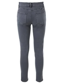 Solada Pantaloni donna jeans skinny taglie grandi - grigio