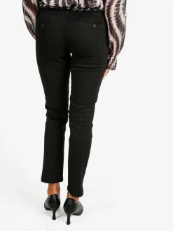 Solada Pantaloni donna slim fit a vita bassa - moro